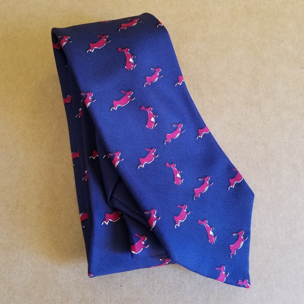 !HOST PICK! HERMES VTG Silk Men's Tie